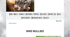 Desktop Screenshot of nwgbullies.com